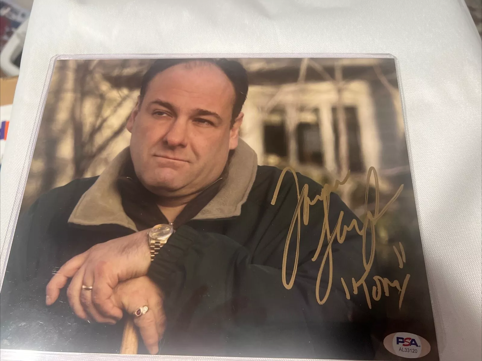 James Gandolfini signed 8x10 Photo autographed Picture Psa DNA Sopranos