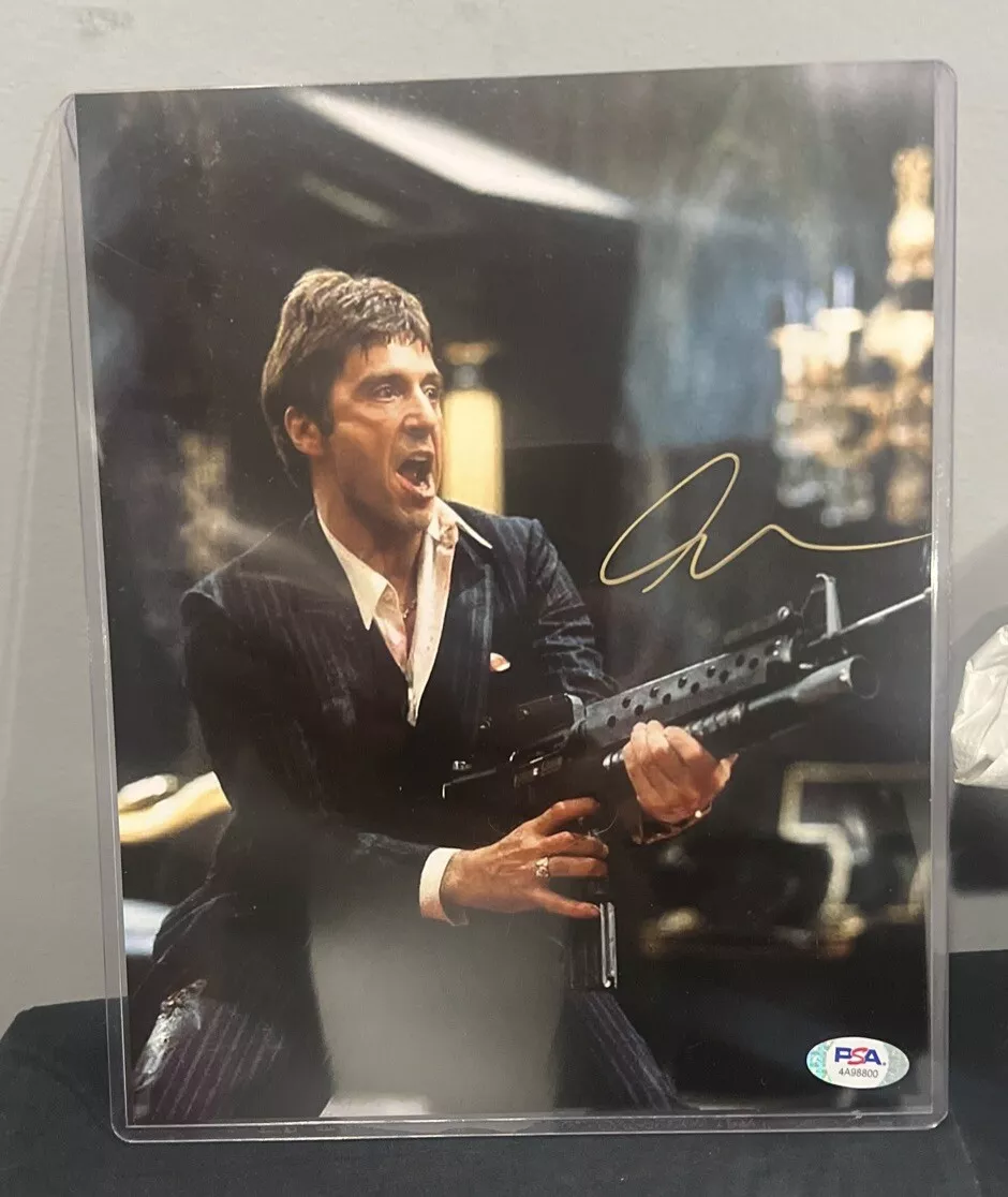 Al Pacino autographed 8x10 signed Scarface Photo Picture with Psa Hologram