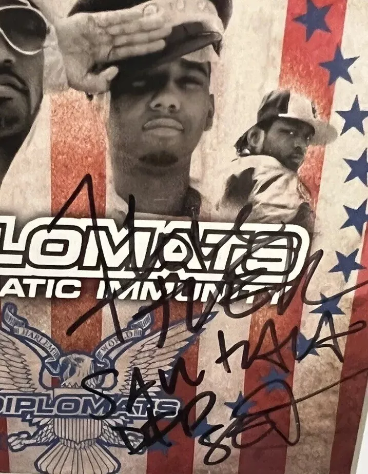 Juelz Santana Signed Cd Dipset Jim Jones Camron Rapper Harlem rap Hip Hop