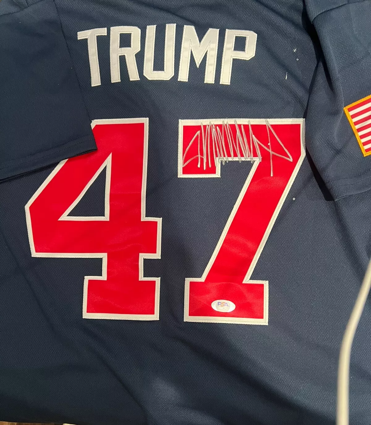 President Donald TRUMP signed autograph jersey PSA - - No Reserve