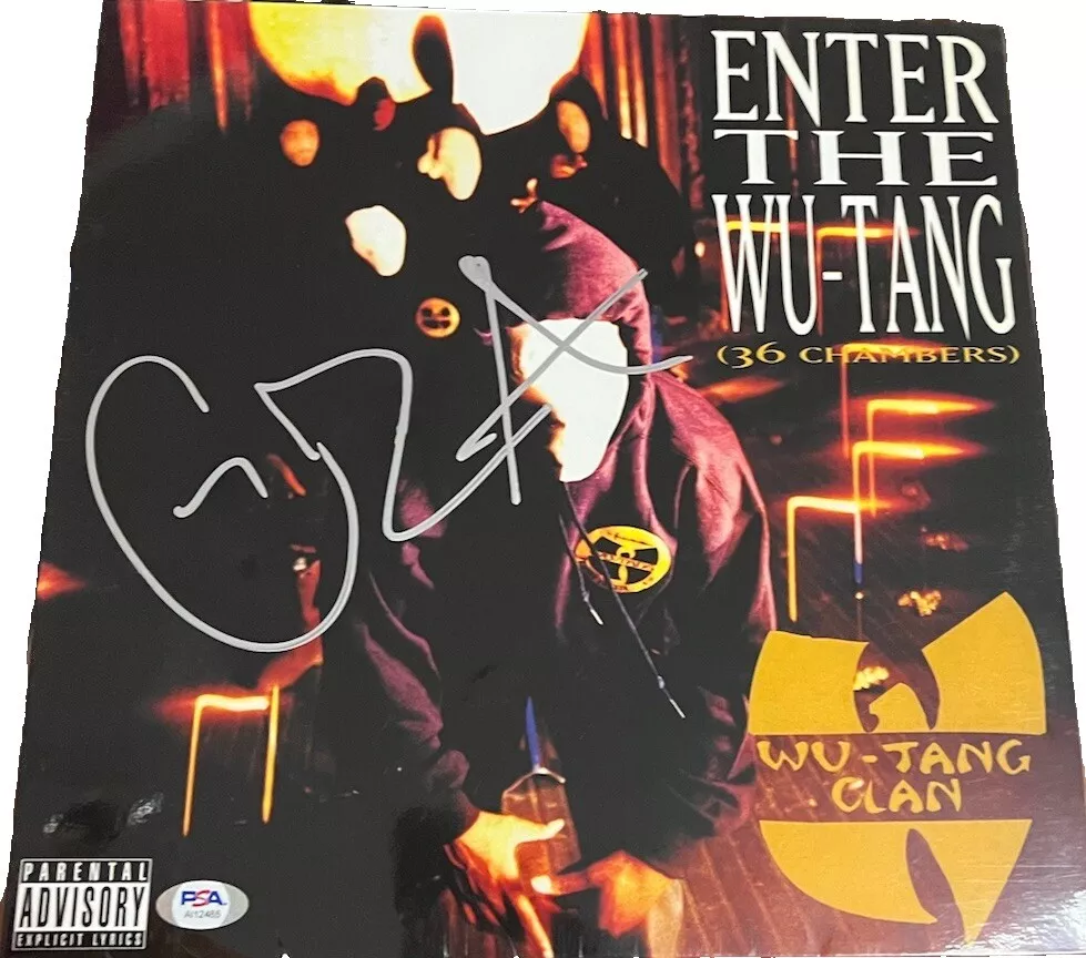 GZA SIGNED “ENTER THE WU 36 CHAMBERS” Vinyl Record WU TANG CLAN Psa Hologram